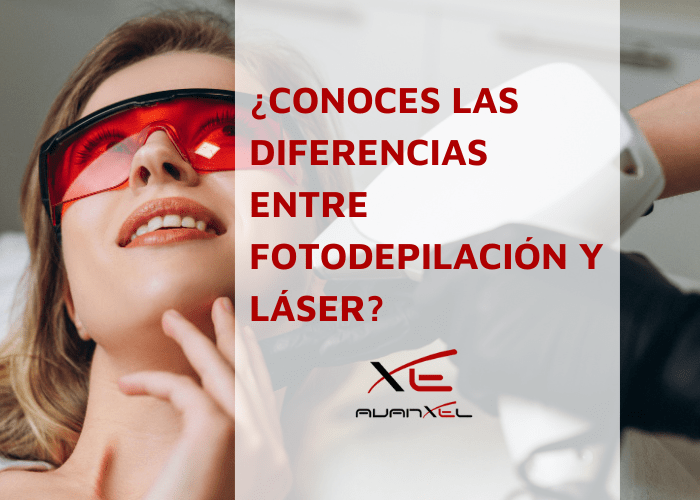 Diferencia entre fotodepilación y láser