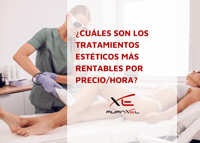 Tratamientos estéticos más rentables por precio/hora