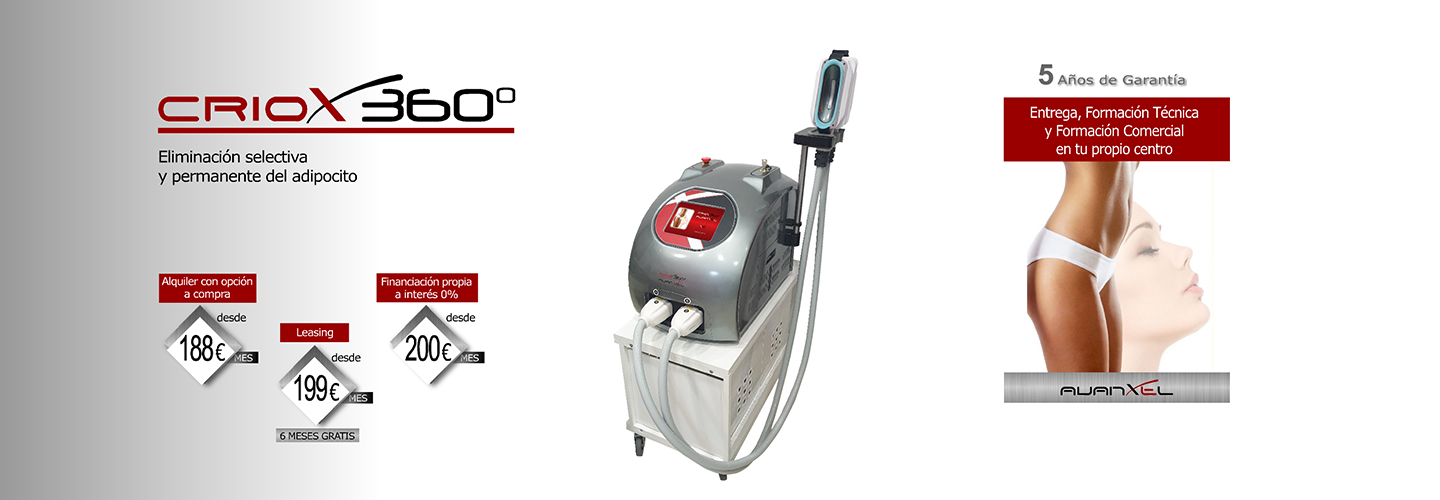 Criolipólisis máquina Criox 360 Avanxel